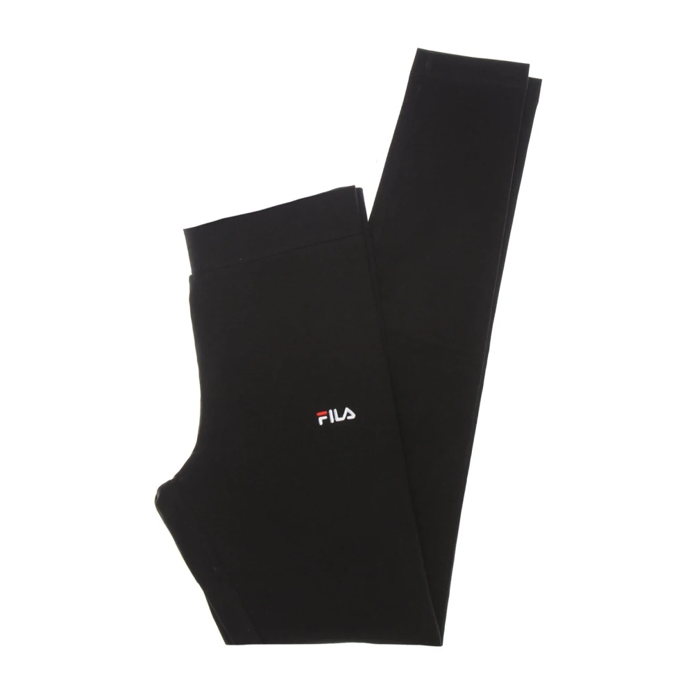 Fila Zwarte Leggings met Elastische Taille Black Dames
