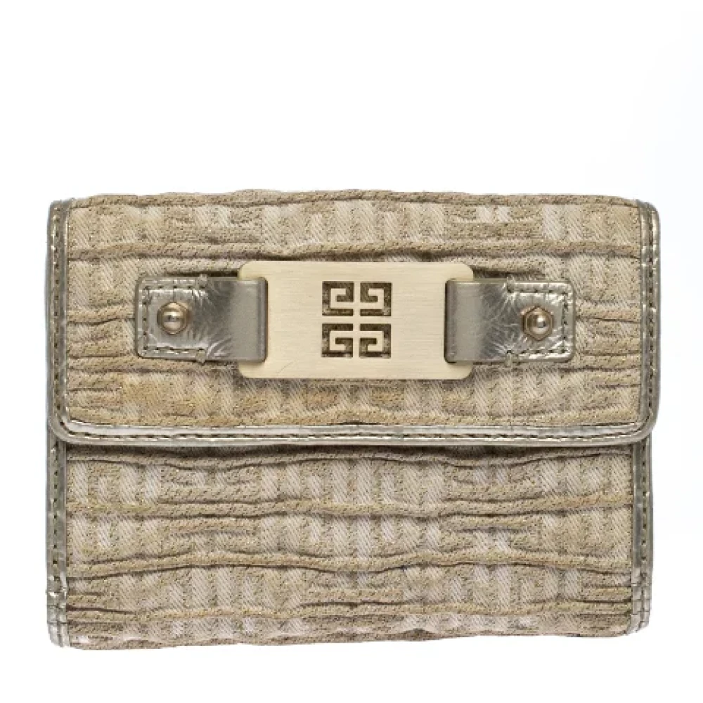 Givenchy Pre-owned Fabric wallets White Dames