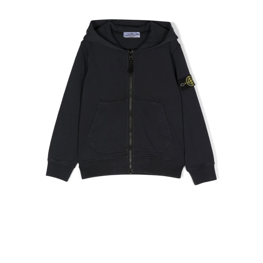 Stone Island Trendig Sweatshirt för Pojkar Black, Pojke