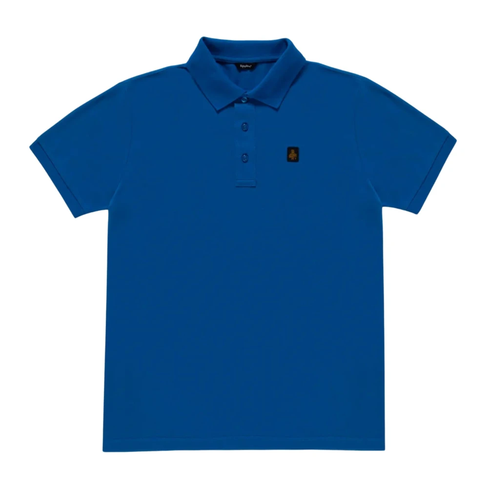 Refrigiwear Homme Bleu Tops, Taille: 2XL Polo Basique Brodé