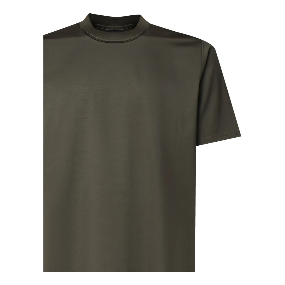 Giuliano Galiano Army Green Ronde Hals T-shirt Green Heren