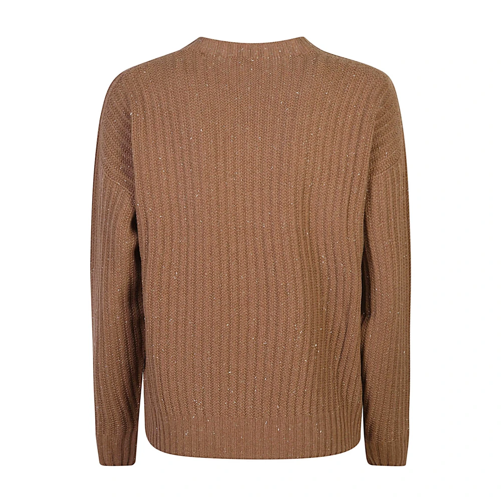 PESERICO Bruine Sweatshirt Aw24 Damesmode Brown Dames