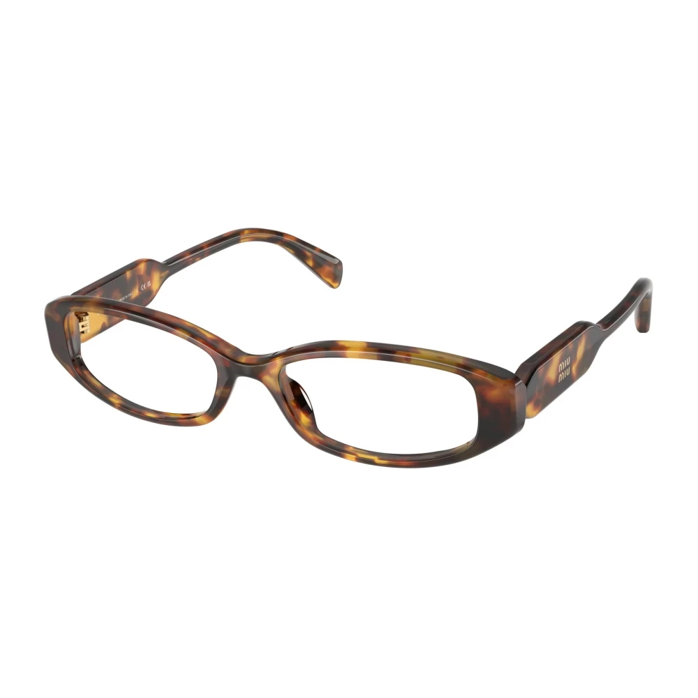 Miu Miu Rectangle Optical Frame - Female - Glasses - Brown - 54 Mm - Accessories
