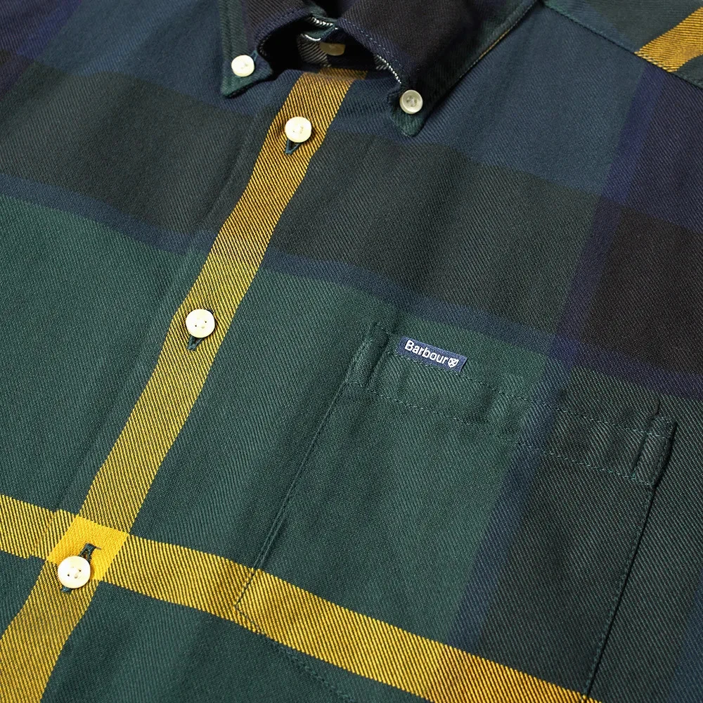 Barbour Seaweed Tartan Getailleerd Overhemd Multicolor Heren