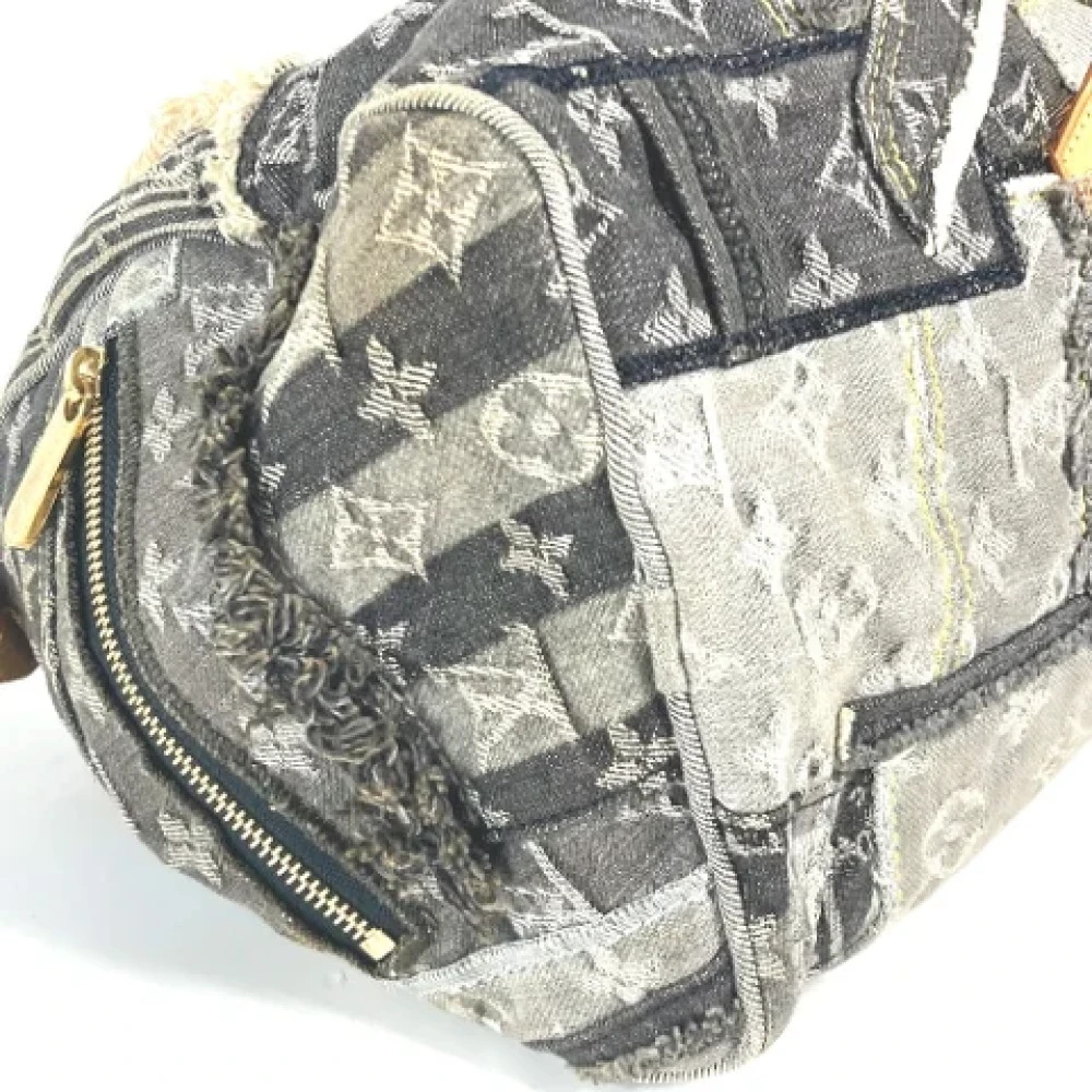 Louis Vuitton Vintage Pre-owned Denim louis-vuitton-bags Black Dames