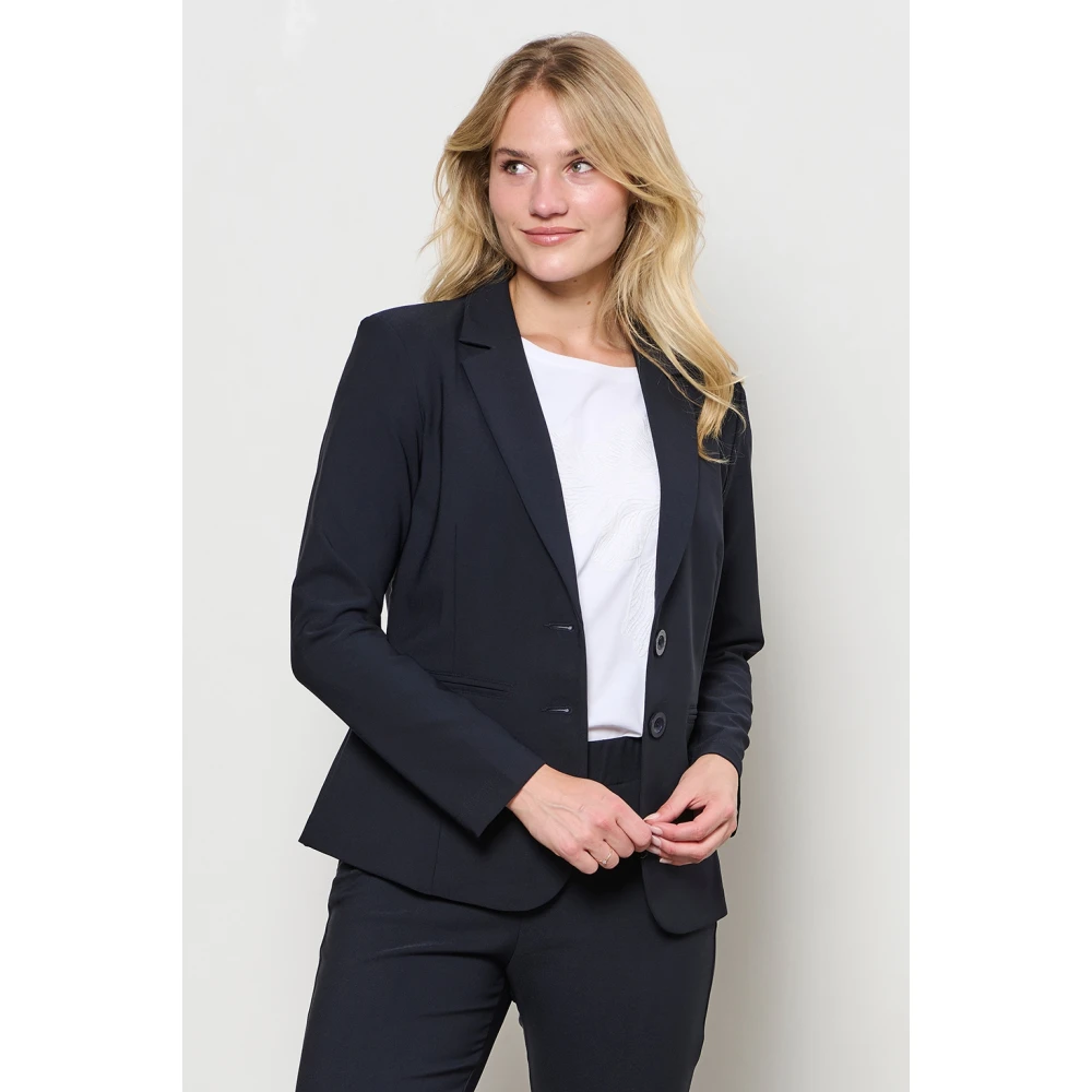 &Co Woman Blazer dames stijlvol en elegant Blue Dames