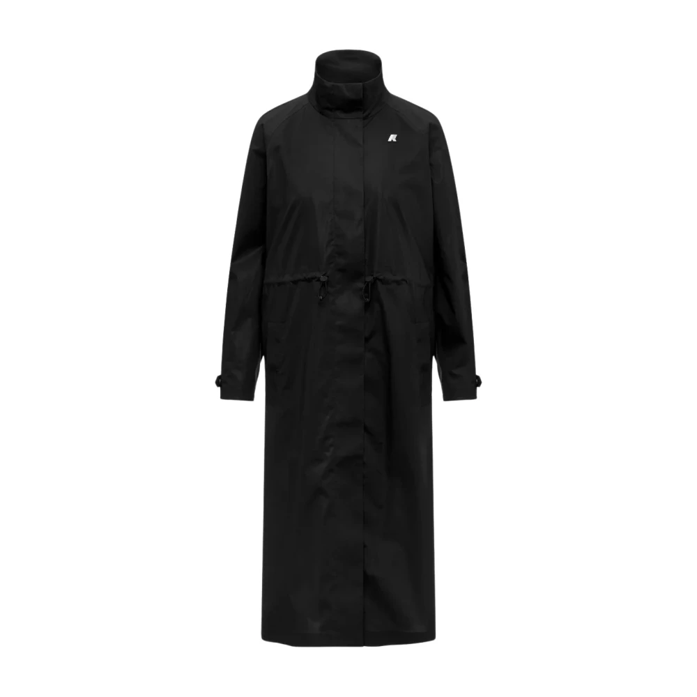 K-Way Damen Schwarz Mäntel, K, Mgröße: