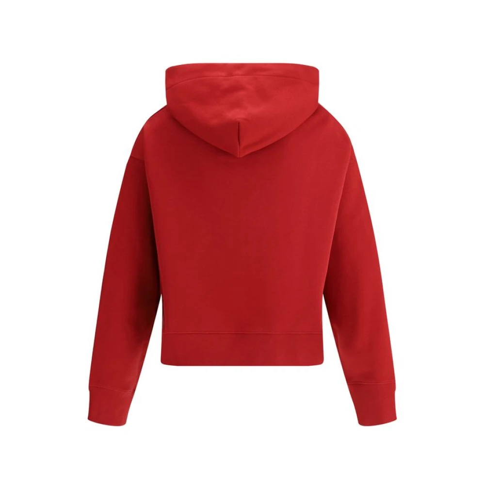 Palm Angels Bear In Mind Applique Hoodie Red Heren