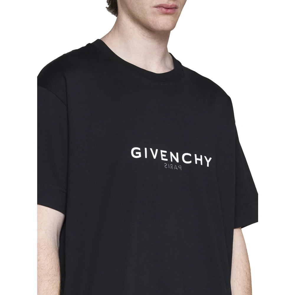 Givenchy Reverse Oversized T-Shirt Black Heren