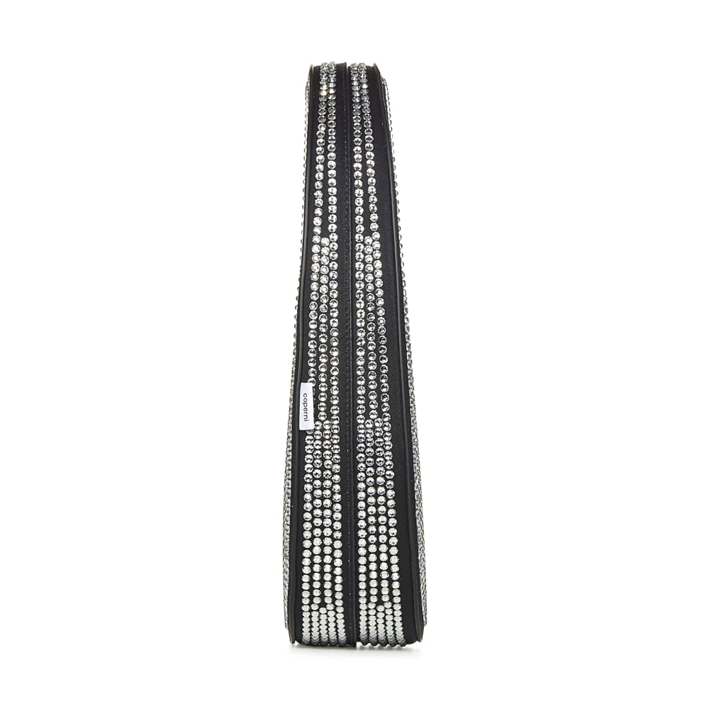 Coperni Zwarte Kristal Handtas Gray Dames