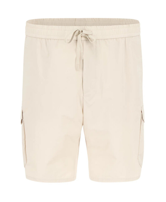 beige-casual-bermuda-shorts