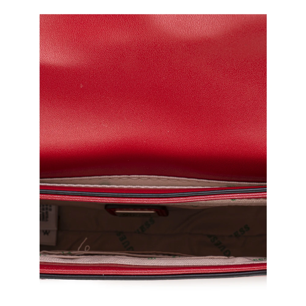 Guess Schouderklep Kleine Tas Red Dames