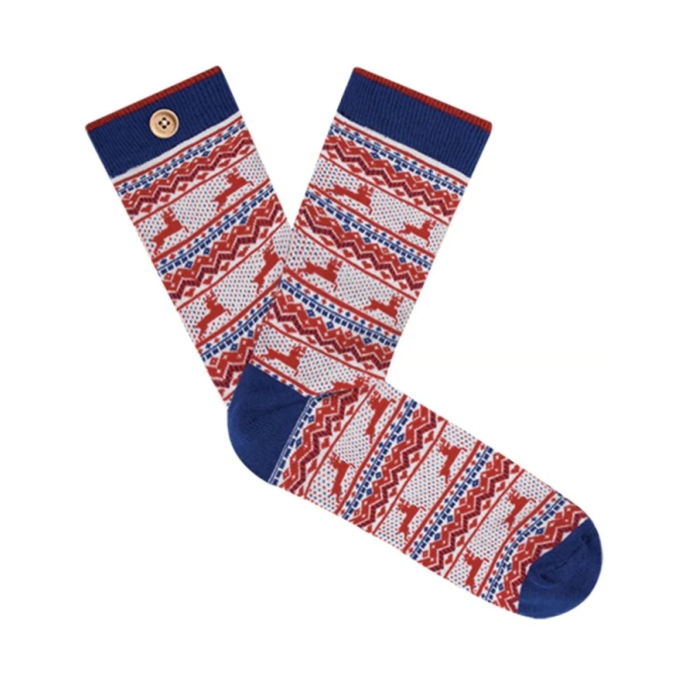 Cabaia Rode Nina en Antonin Sokken Multicolor Heren