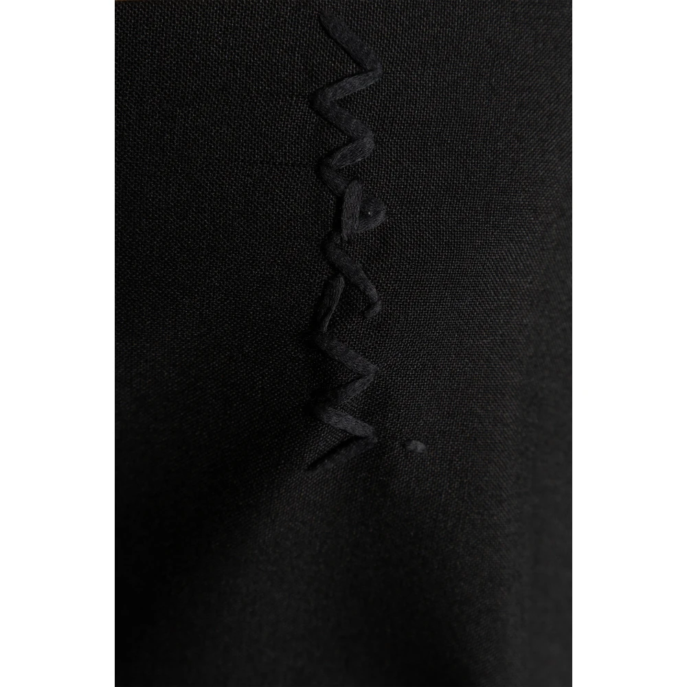 Marni Rok met decoratieve stiksels Black Dames