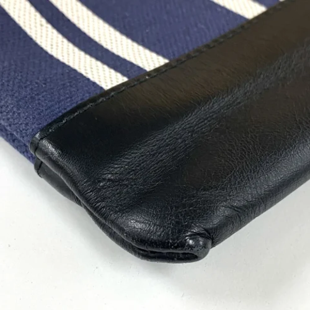 Balenciaga Vintage Pre-owned Fabric clutches Blue Dames
