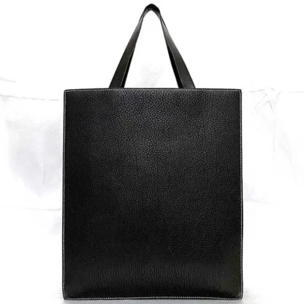 Hermès Vintage Pre-owned Fabric totes Black Dames