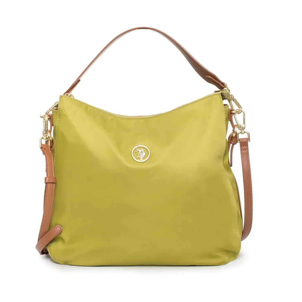 U.s. Polo Assn. Groene Hobo Stijl Schoudertas Green Dames