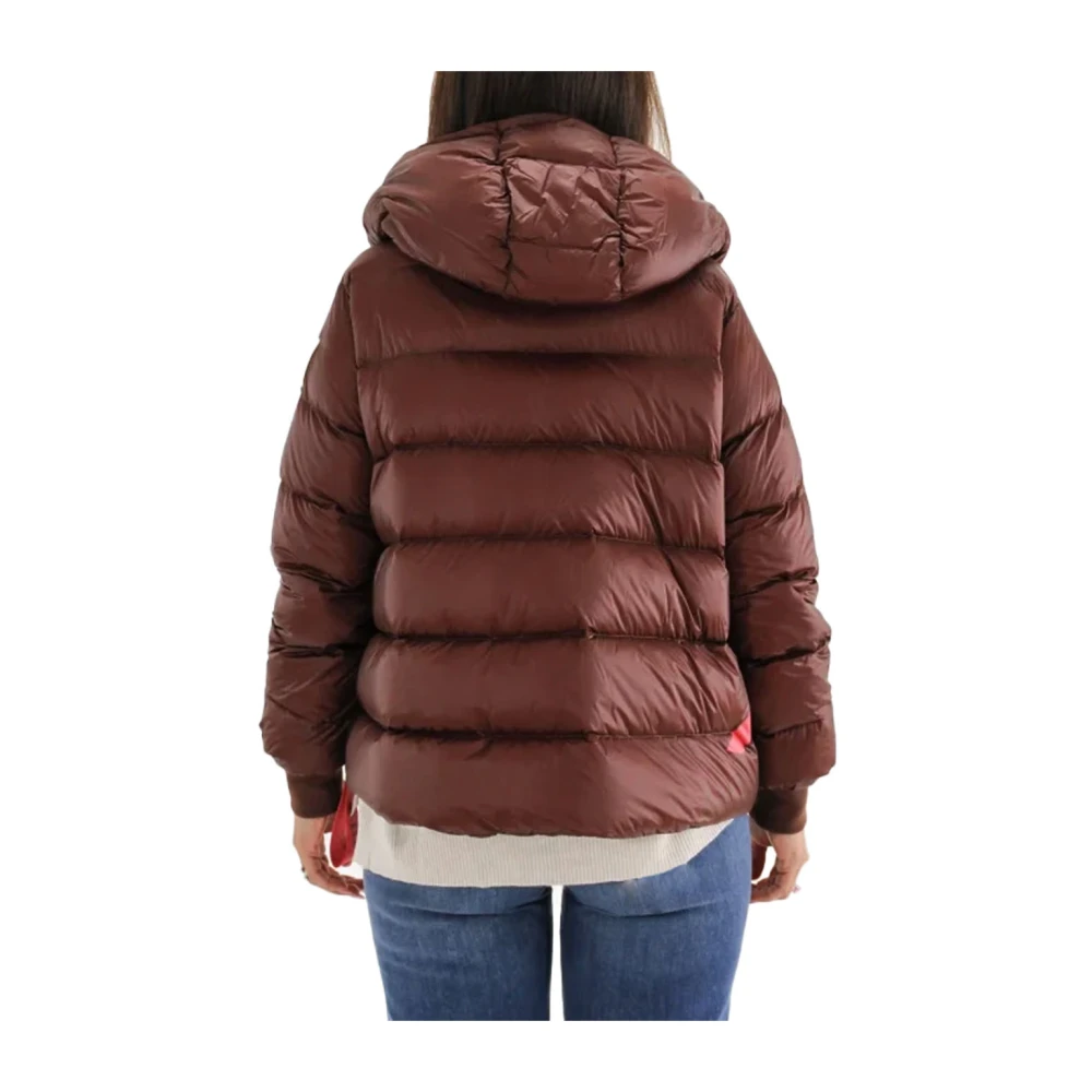 Afterlabel Lichtgewicht Nylon Parka Jas Brown Dames