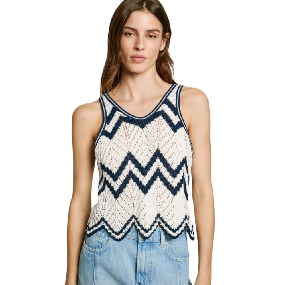 Tops > Sleeveless Tops - - Pepe Jeans - Modalova