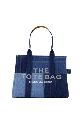 Blå Denim Canvas Toteväska