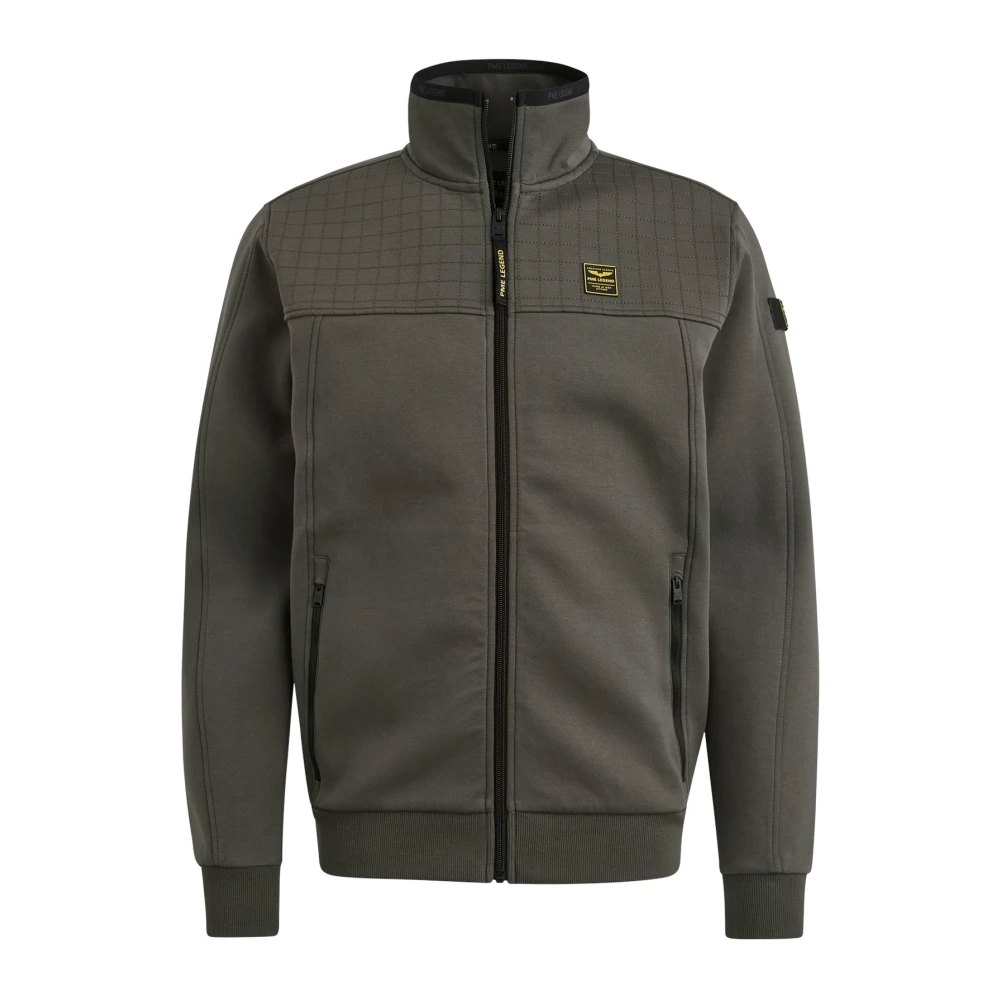 PME Legend Interlock Sweat Full Zip Jas Brown Heren