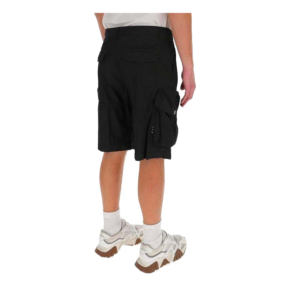 Off White Zwarte Utility Shorts voor Heren Black Heren