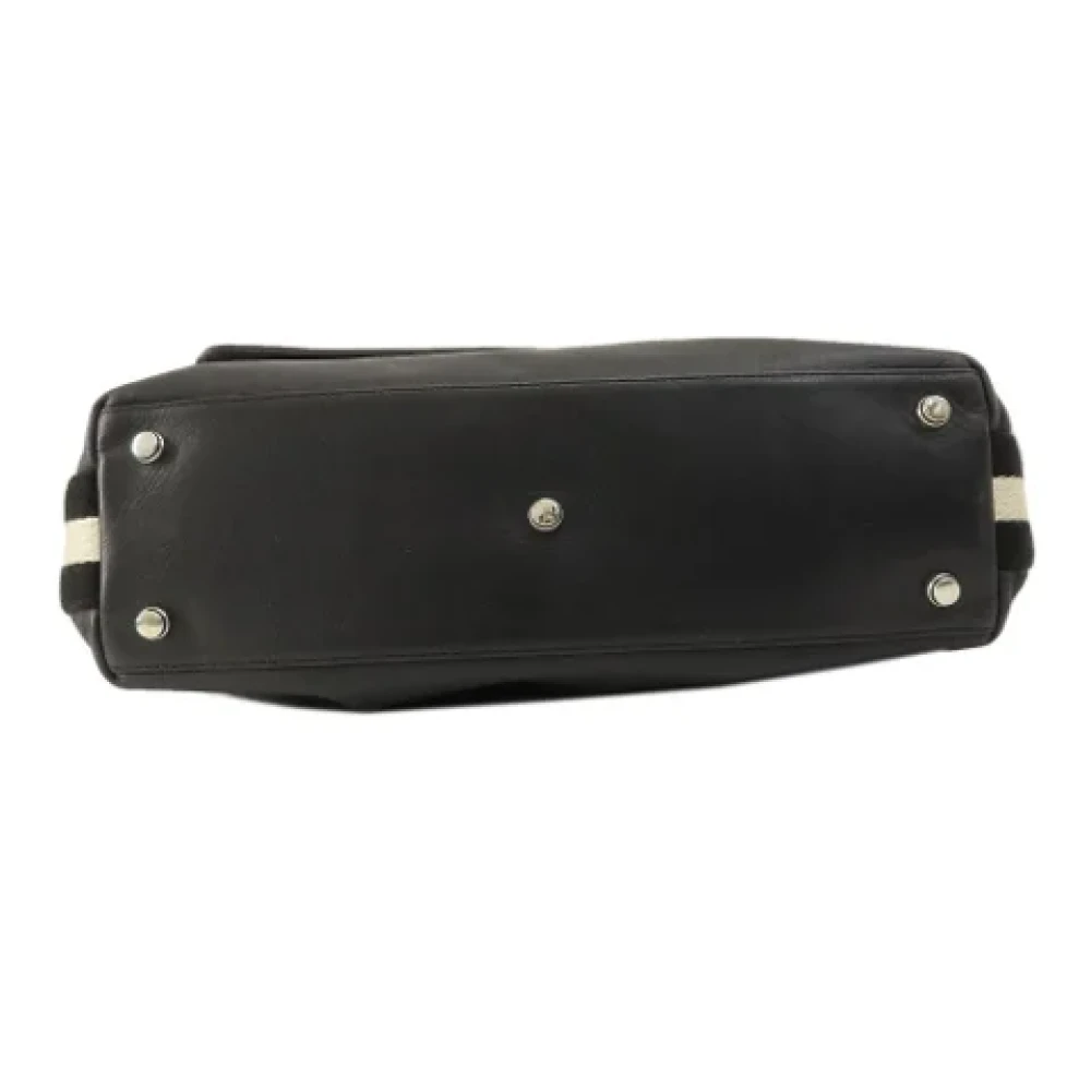 Bally Pre-owned Fabric shoulder-bags Black Dames