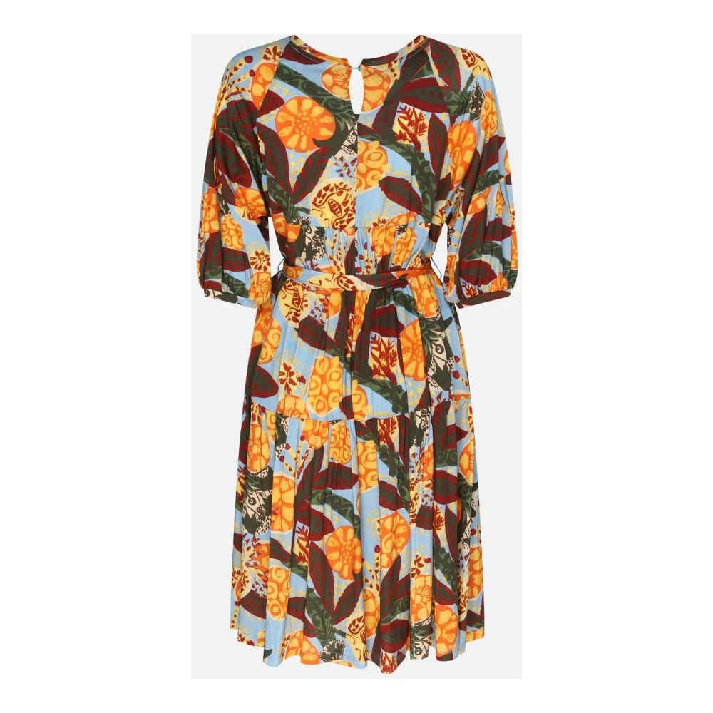 Max Mara Weekend Multicolor Fantasie Jurk voor Weekenduitjes Multicolor Dames