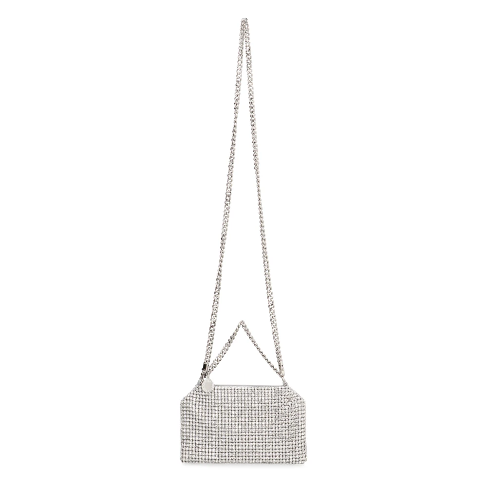 Stella Mccartney Kristalversierde Schoudertas Gray Dames