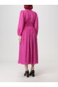 robe-midi-en-soie-fuchsia-col-en-v