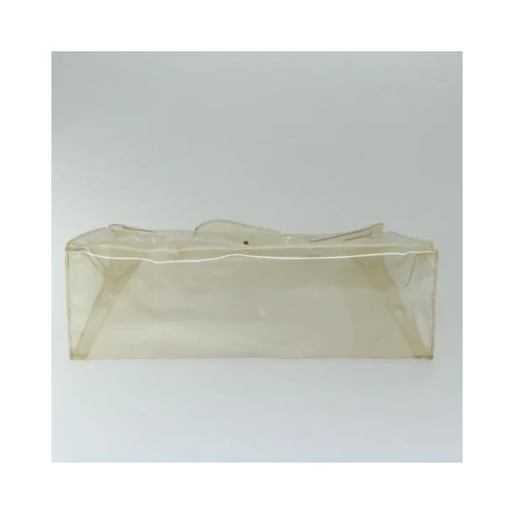 Hermès Vintage Pre-owned Canvas handbags Beige Dames