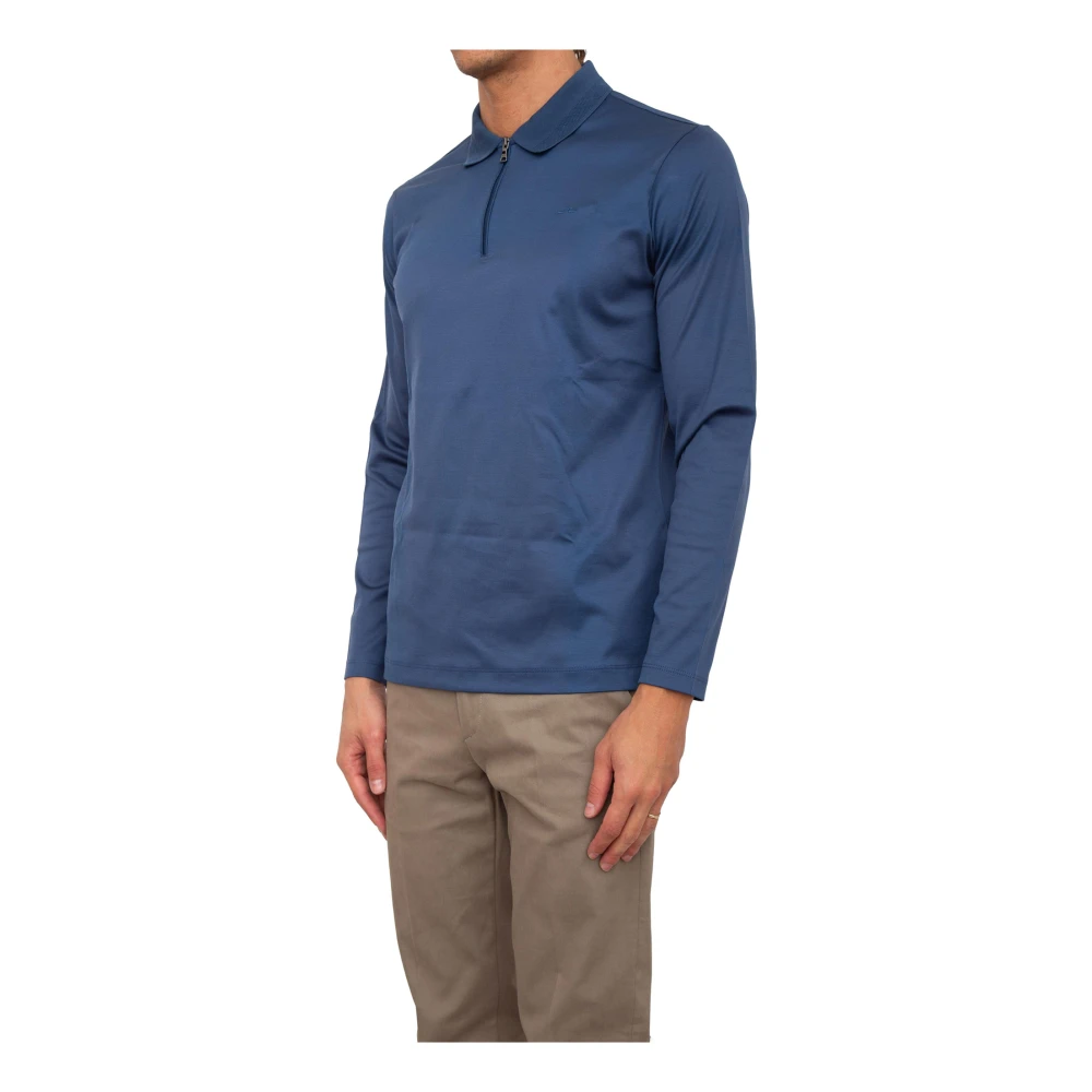 PAUL & SHARK Blauwe Katoenen Polo Blue Heren