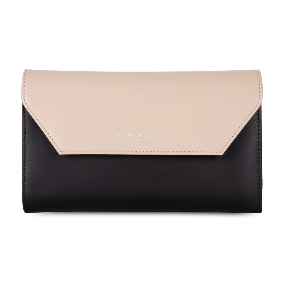 Lancaster Multicolor Wallets & Cardholders, Female, One Size, Compagnon Dos À Dos A Rabat Avec Pression Smooth 137-04