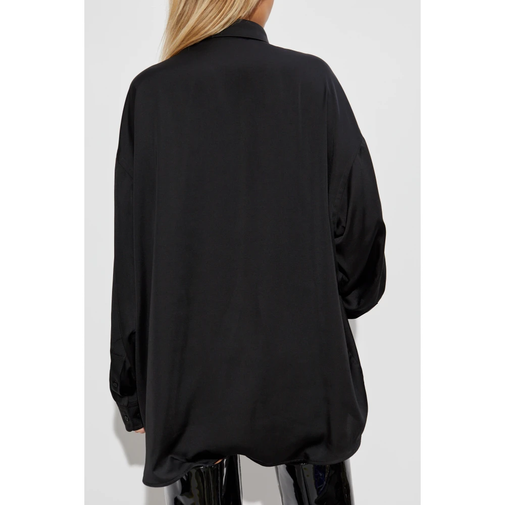 Balenciaga Oversized shirt Black Dames