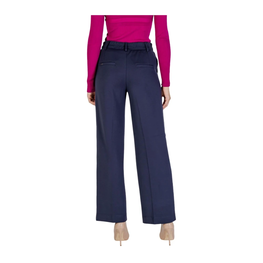 Street One Klassieke Wijde Pijp Broek Blue Dames