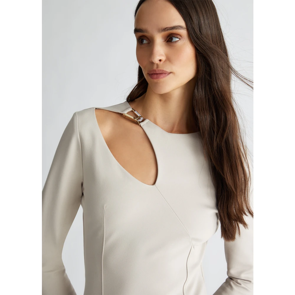 Liu Jo Stretch Tube Jurk White Dames