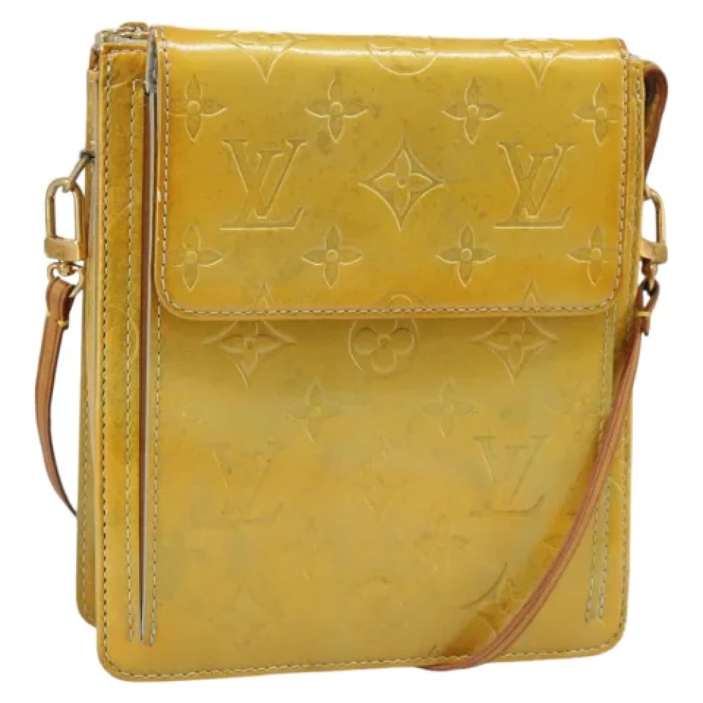 Louis Vuitton Vintage Pre-owned Leather louis-vuitton-bags Yellow Dames