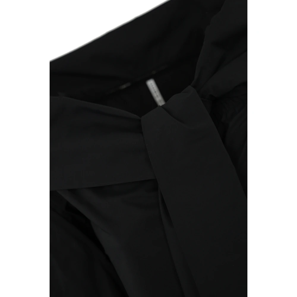 Liviana Conti Zwarte Katoenen Off-Shoulder Shirt Black Dames