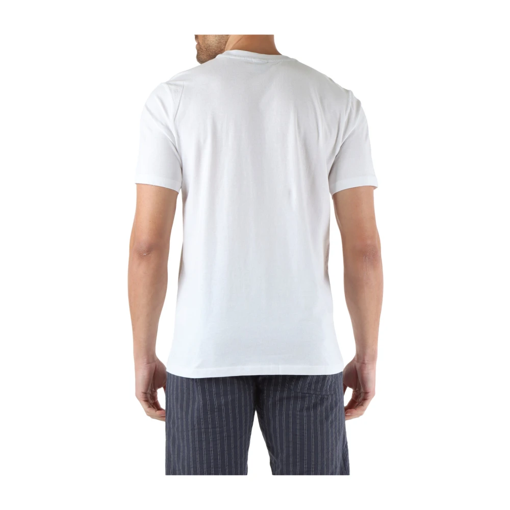 North Sails Katoenen Logo T-shirt White Heren
