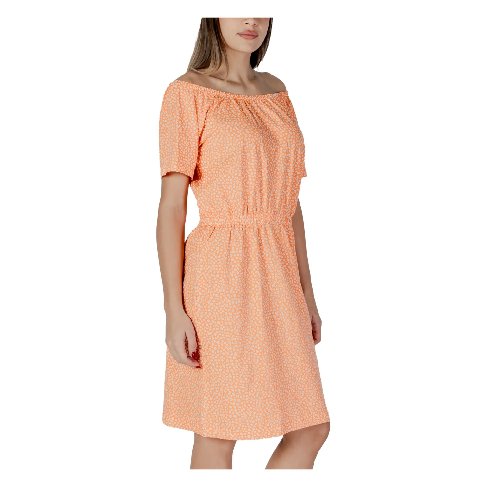 b.Young Lente Zomer Dames Jurken Collectie Orange Dames