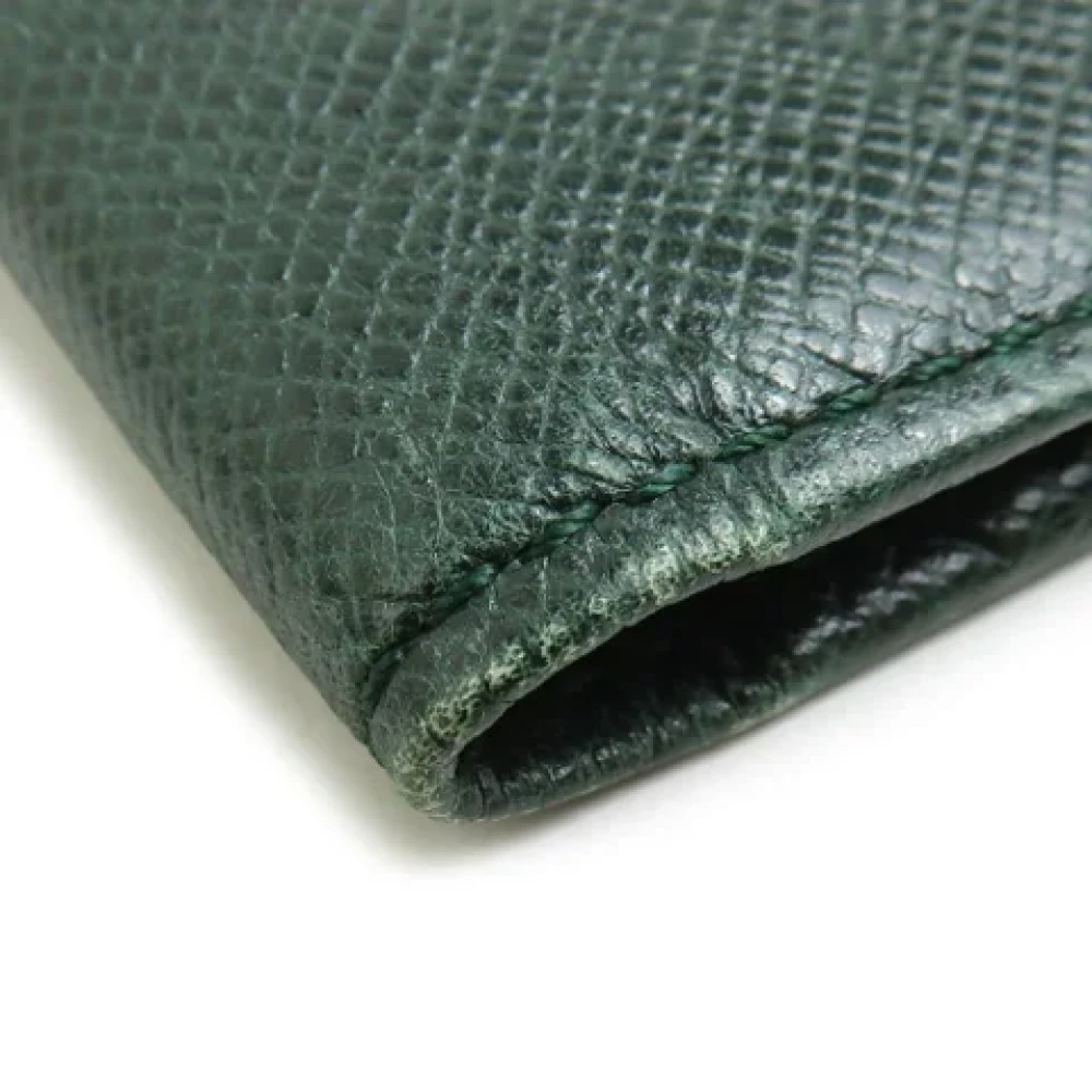 Louis Vuitton Vintage Pre-owned Leather wallets Green Heren