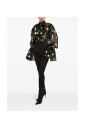 chemise-noire-en-soie-avec-broderie-a-pois