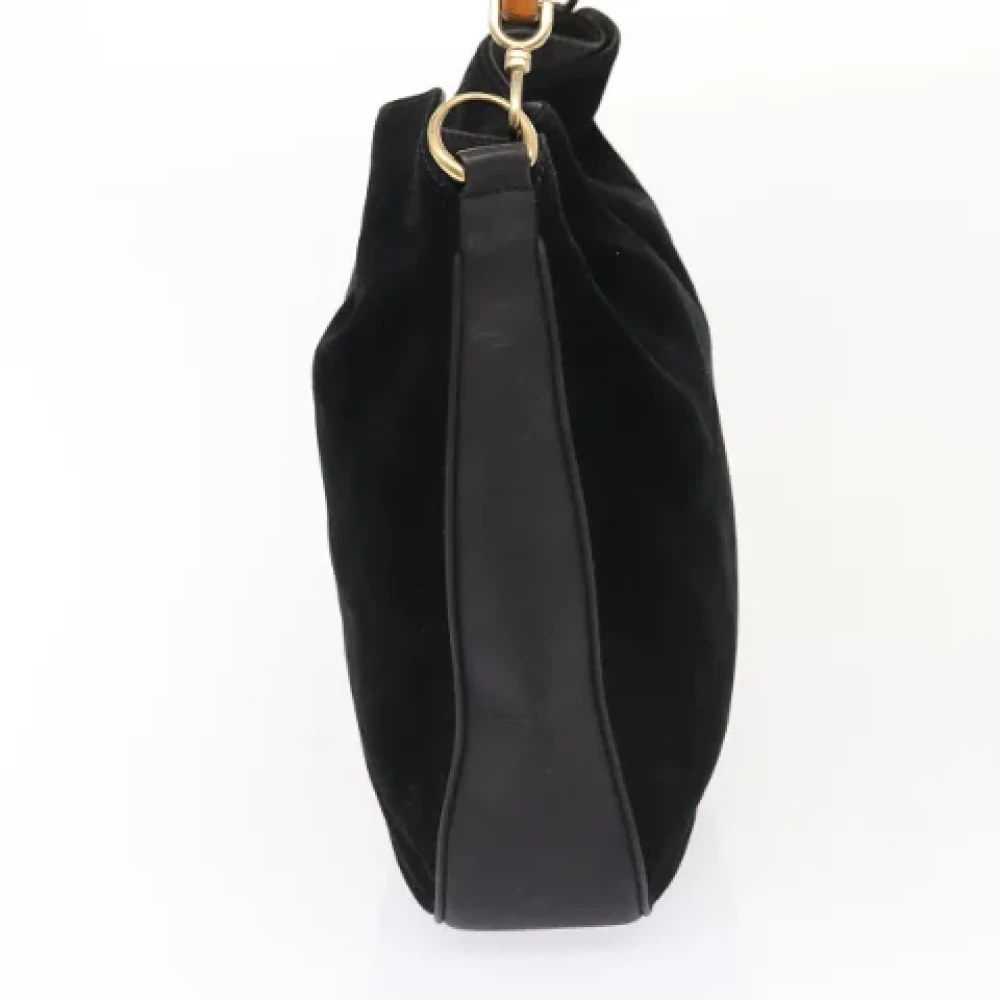 Gucci Vintage Pre-owned Suede gucci-bags Black Dames