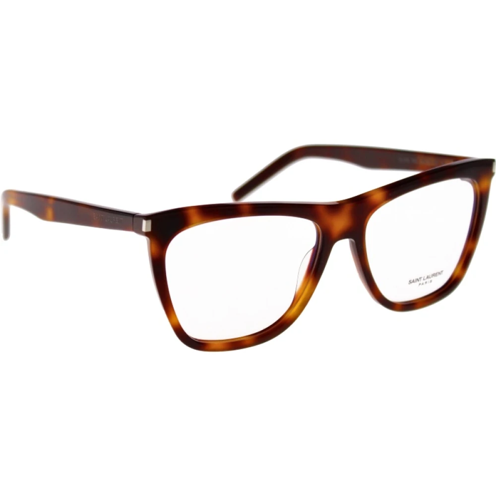 Saint Laurent Stiliga Glasögon för Kvinnor Brown, Dam