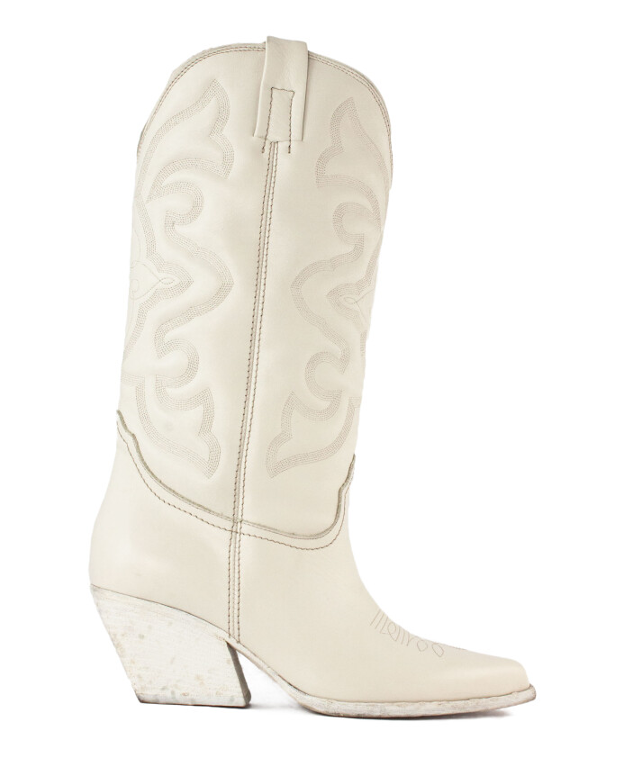 bottes-texanes-en-cuir-blanc