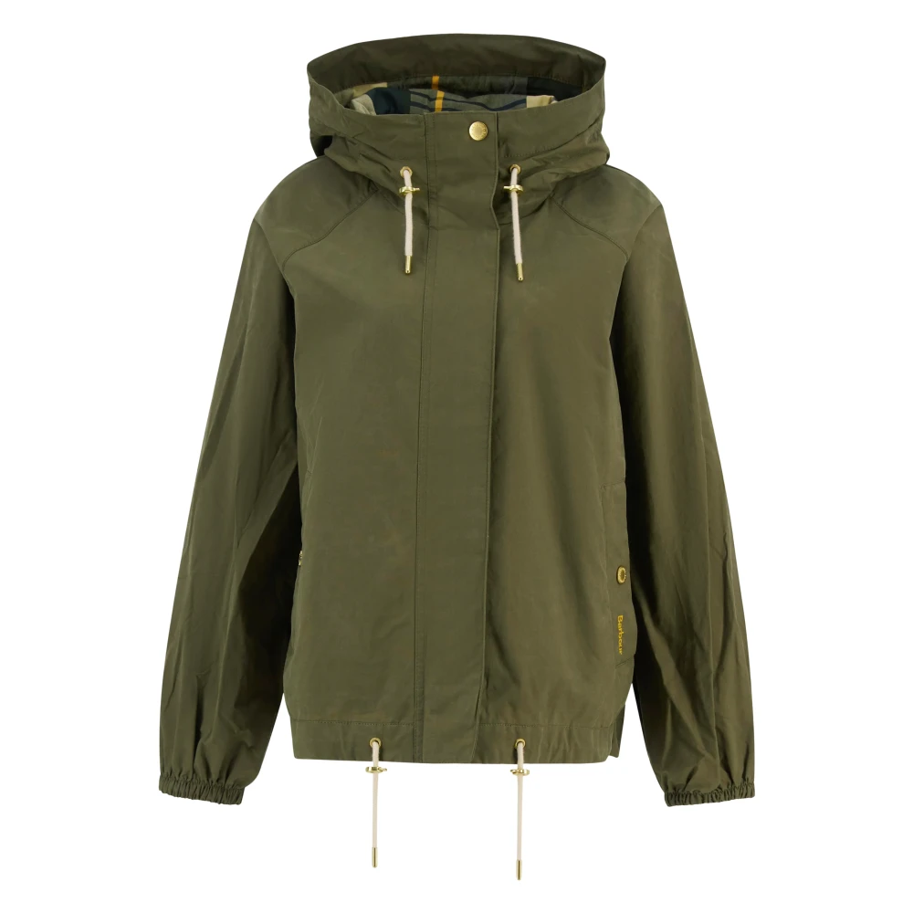 Barbour Women's Green Hawkridge Showerproof Jacket Ss26 - Light Jackets - L - Jackets