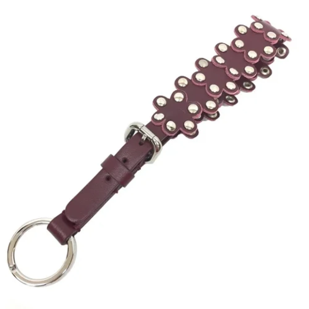 Valentino Vintage Pre-owned Leather key-holders Red Dames