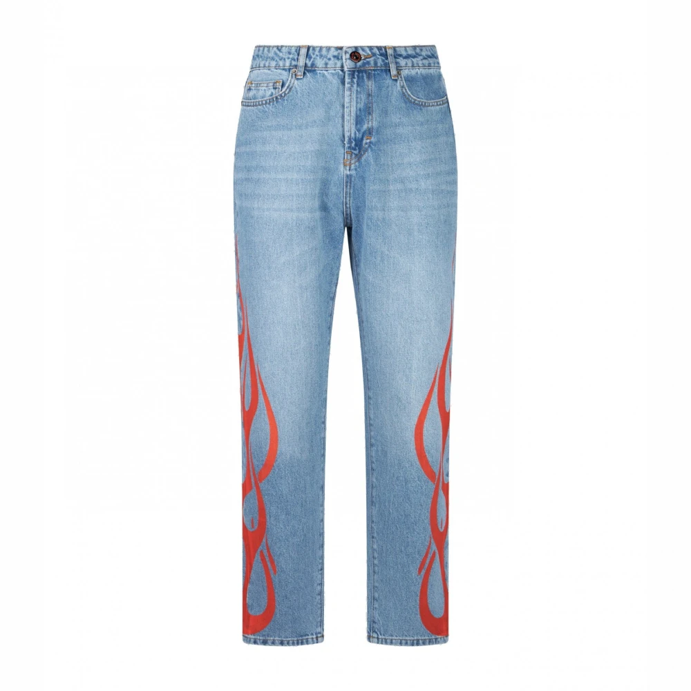 Vision OF Super Flames Jeans voor mannen Blue Heren