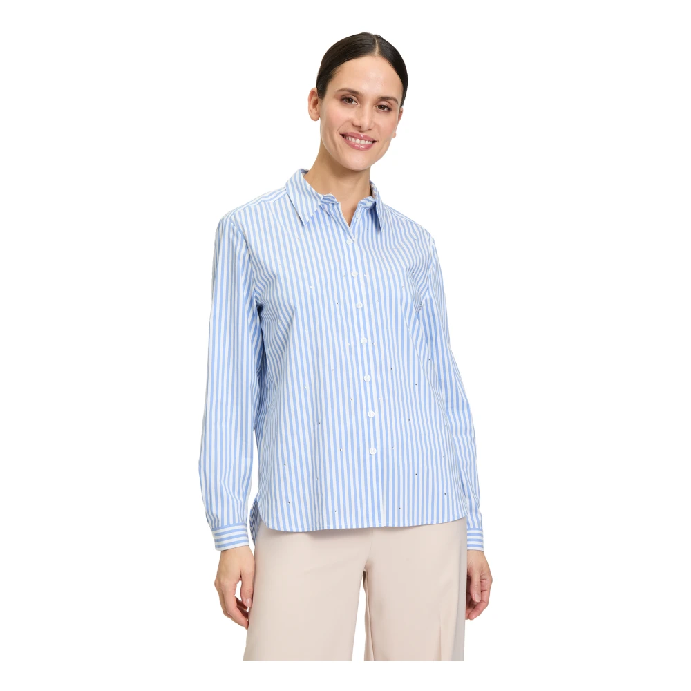 Betty Barclay Gestreepte Casual Blouse met Kraag Multicolor Dames