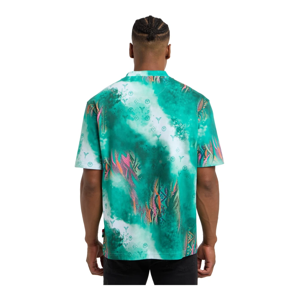 carlo colucci Dynamisch Sprayed Knit T-Shirt Multicolor Heren